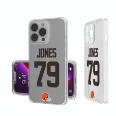 Cleveland Browns Dawand Jones Keyscaper iPhone Clear Case
