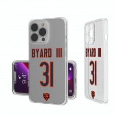 Chicago Bears Kevin Byard III Keyscaper iPhone Clear Case