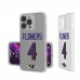 Baltimore Ravens Zay Flowers Keyscaper iPhone Clear Case