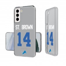 Detroit Lions Amon-Ra St. Brown Keyscaper Galaxy Clear Case