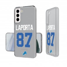 Detroit Lions Sam LaPorta Keyscaper Galaxy Clear Case