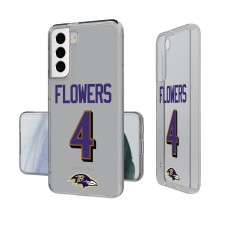 Baltimore Ravens Zay Flowers Keyscaper Galaxy Clear Case