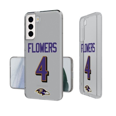 Baltimore Ravens Zay Flowers Keyscaper Galaxy Clear Case
