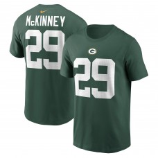 Футболка Green Bay Packers Xavier McKinney Nike Green Name & Number