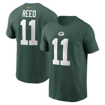 Футболка Green Bay Packers Jayden Reed Nike Green Name & Number