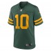 Игровая джерси Green Bay Packers Jordan Love Nike Green Alternate Game