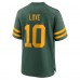 Игровая джерси Green Bay Packers Jordan Love Nike Green Alternate Game
