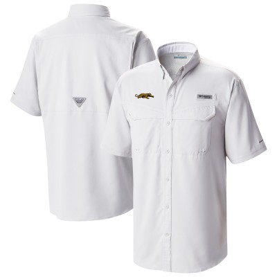 Jacksonville Jaguars Columbia White Low Drag Offshore Omni-Wick Button-Up Shirt