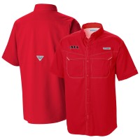 Рубашка с коротким рукавом Atlanta Falcons Columbia Red Low Drag Offshore Omni-Wick