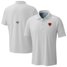 Поло Chicago Bears Columbia Light Gray Low Drag Offshore