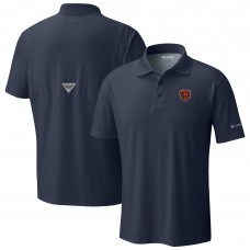 Chicago Bears Columbia Navy Low Drag Offshore Polo
