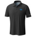 Поло Carolina Panthers Columbia Black Low Drag Offshore