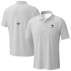 Arizona Cardinals Columbia Light Gray Low Drag Offshore Polo