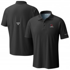 Arizona Cardinals Columbia Black Low Drag Offshore Polo