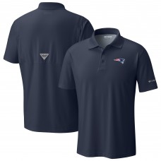 New England Patriots Columbia Navy Low Drag Offshore Polo