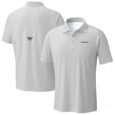 Seattle Seahawks Columbia Light Gray Low Drag Offshore Polo