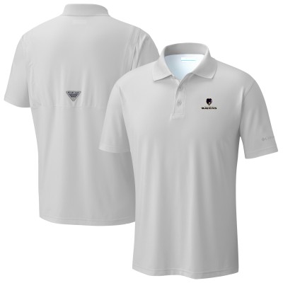 Baltimore Ravens Columbia Light Gray Low Drag Offshore Polo