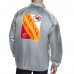 Куртка на кнопках Kansas City Chiefs Starter Printed Logo Raglan Coaches - Gray