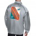 Куртка на кнопках Miami Dolphins Starter Gray Printed Logo Raglan Coaches