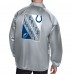 Indianapolis Colts Starter Gray Printed Logo Raglan Coaches Full-Snap Jacket