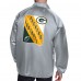 Куртка на кнопках Green Bay Packers Starter Gray Printed Logo Raglan Coaches