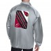 Arizona Cardinals Starter Gray Printed Logo Raglan Coaches Full-Snap Jacket