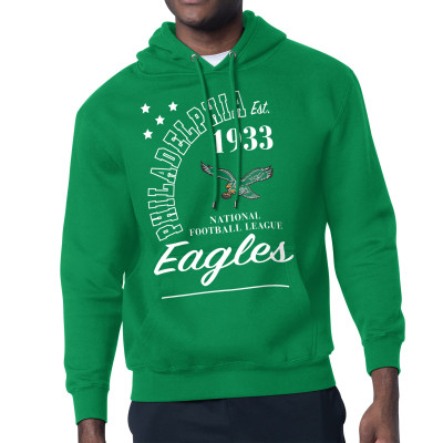 Толстовка Philadelphia Eagles Starter Team Retro Logo Fleece - Kelly Green
