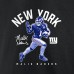 New York Giants Malik Nabers Black Stiff Arm T-Shirt