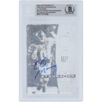 Eli Manning New York Giants Autographed 2006 Fleer Hot Prospects Black Printing Plate #64 #1/1 Beckett Fanatics Witnessed Authenticated Card