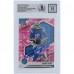Jared Goff Detroit Lions Autographed 2021 Panini Mosaic Camo Pink #72 Beckett Fanatics Witnessed Authenticated 10 Card