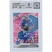 Jared Goff Detroit Lions Autographed 2021 Panini Mosaic Camo Pink #72 Beckett Fanatics Witnessed Authenticated 9/10 Card