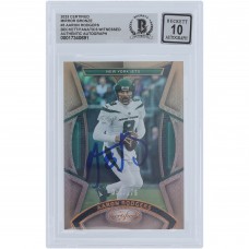 Aaron Rodgers New York Jets Autographed 2023 Panini Certified Mirror Bronze #3 #/275 Beckett Fanatics Witnessed Authenticated 10 Card Aaron Rodgers New York Jets Autographed 2023 Panini Certified Mirror Bronze #3 #/275 Beckett Fanatics Witnessed Authenticated 10 Card