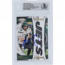 Aaron Rodgers New York Jets Autographed 2023 Panini Certified Piece of the Game Relic #POG-46 Beckett Fanatics Witnessed Authenticated Card Aaron Rodgers New York Jets Autographed 2023 Panini Certified Piece of the Game Relic #POG-46 Beckett Fanatics Witnessed Authenticated Card