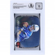 Peyton Manning Indianapolis Colts Autographed 1998 Upper Deck UD3 FF #91 Beckett Fanatics Witnessed Authenticated 10 Rookie Card