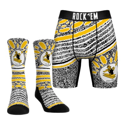 Носки и трусы Pittsburgh Steelers Rock Em Socks Unisex Throwback Splash