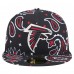 Бейсболка Atlanta Falcons New Era Black Paisley 59FIFTY