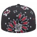 Бейсболка Atlanta Falcons New Era Black Paisley 59FIFTY