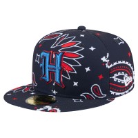 Бейсболка Houston Texans New Era Navy Paisley 59FIFTY