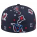 Бейсболка Houston Texans New Era Navy Paisley 59FIFTY