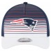 Бейсболка New England Patriots New Era White/Navy Adventure Gradient 9FORTY M-Crown A-Frame