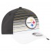 Бейсболка Pittsburgh Steelers New Era White/Black Adventure Gradient 9FORTY M-Crown A-Frame