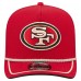 Бейсболка San Francisco 49ers New Era Scarlet Vintage Team Rope A-Frame Trucker 9FIFTY Snapback