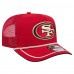 Бейсболка San Francisco 49ers New Era Scarlet Vintage Team Rope A-Frame Trucker 9FIFTY Snapback