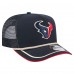 Бейсболка Houston Texans New Era Navy Vintage Team Rope A-Frame Trucker 9FIFTY Snapback
