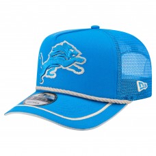 Бейсболка Detroit Lions New Era Blue Vintage Team Rope A-Frame Trucker 9FIFTY Snapback