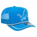 Бейсболка Detroit Lions New Era Blue Vintage Team Rope A-Frame Trucker 9FIFTY Snapback