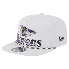 Бейсболка Baltimore Ravens New Era White Collide Golfer