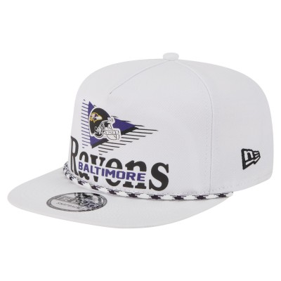 Бейсболка Baltimore Ravens New Era White Collide Golfer