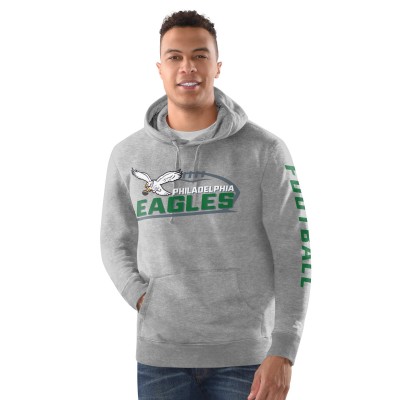 Толстовка Philadelphia Eagles Starter Vintage - Heather Gray