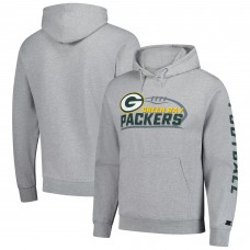 Толстовка Green Bay Packers Starter Heather Gray Vintage